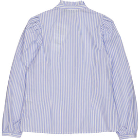 Baukjen Blue White Organic Cotton Stripe Debbie Blouse
