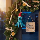 Handmade Felt Christmas Hanging Tree Decoration - Otto the Octopus
