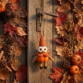 Handmade Felt Ozzy the Owl Autumnal Hanging Decoration