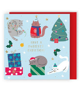 Christmas Cats - pack of 8