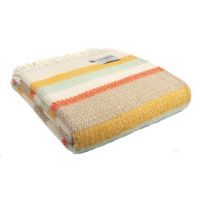 'Spring Stripe' picnic rug with waterproof backing