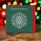 Pink Snowflake Cards- pack of 8