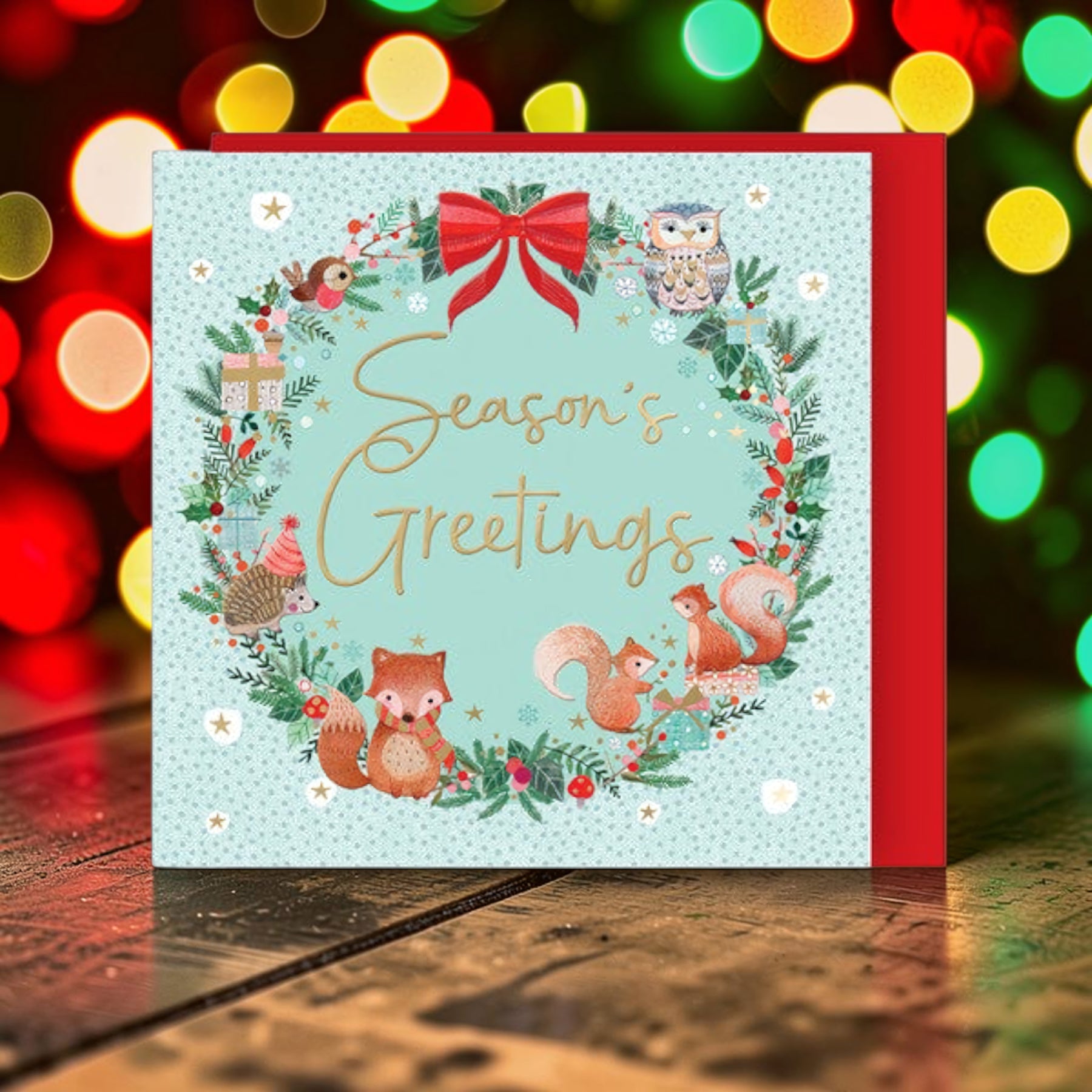 Wreath - Woodland Animals - pack of 8