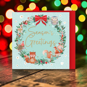 Wreath - Woodland Animals - pack of 8