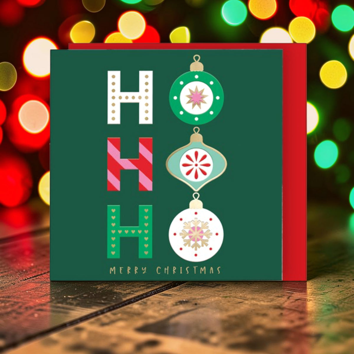 Ho Ho Ho (Baubles) - pack of 8