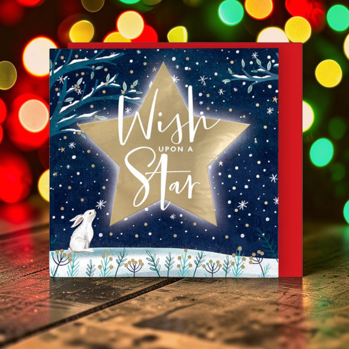 Hare And Star Cards - pack of 8