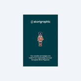 Storigraphic Nutcracker Wooden Pin Badge