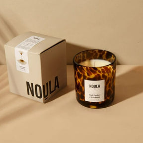 Noula Dark Amber & Patchouli Candle & Box