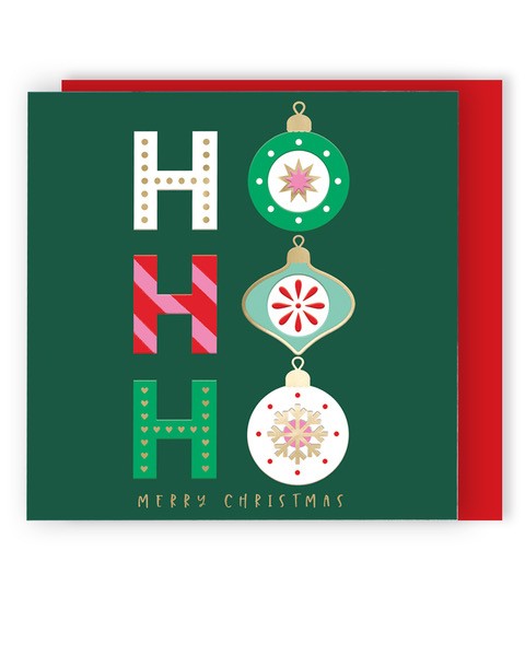 Ho Ho Ho (Baubles) - pack of 8