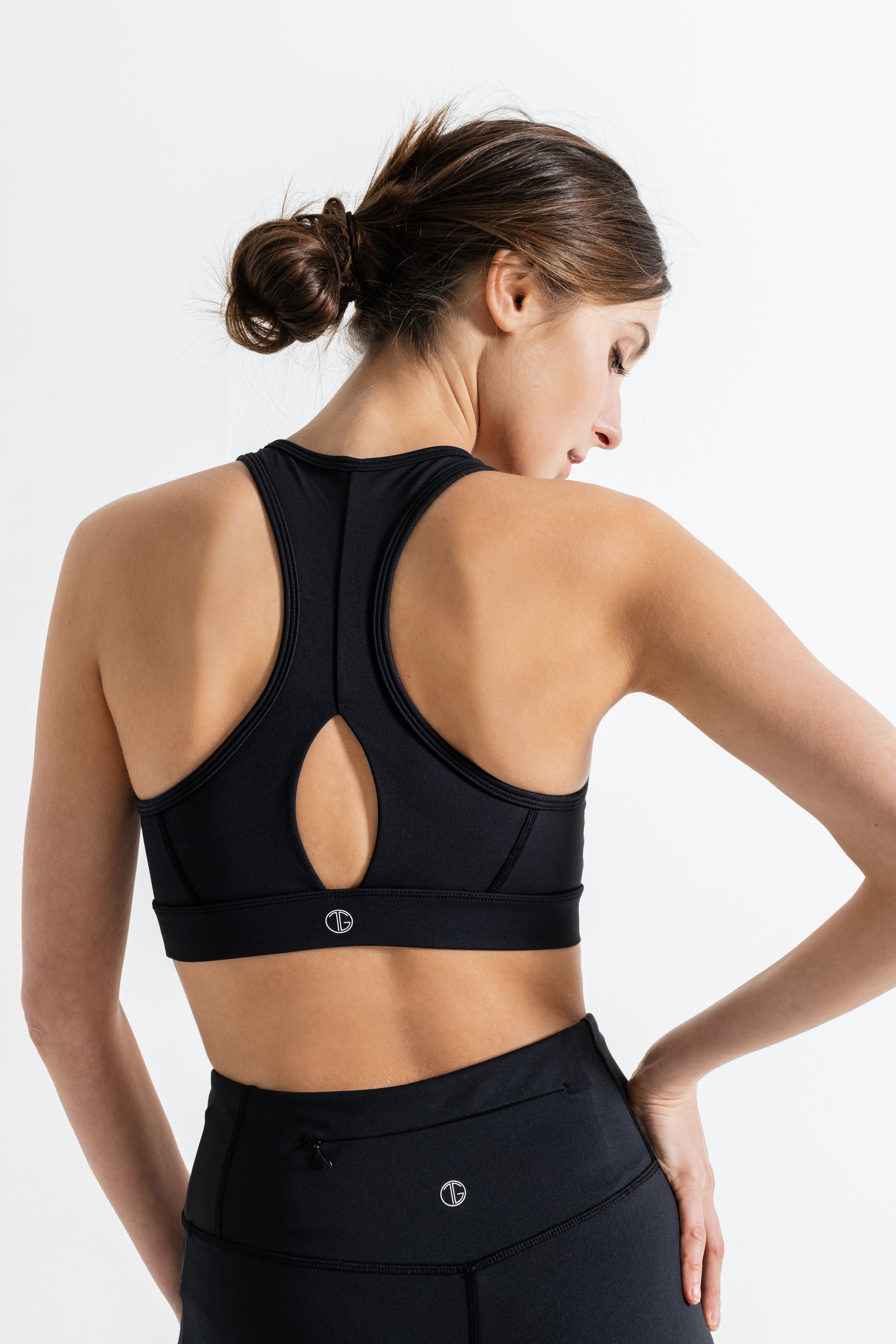 Tiger & Glory Black Sports Bra
