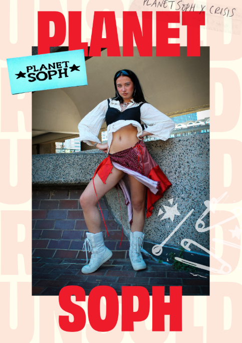 Planet Soph Upcycled Asymmetric Skirt