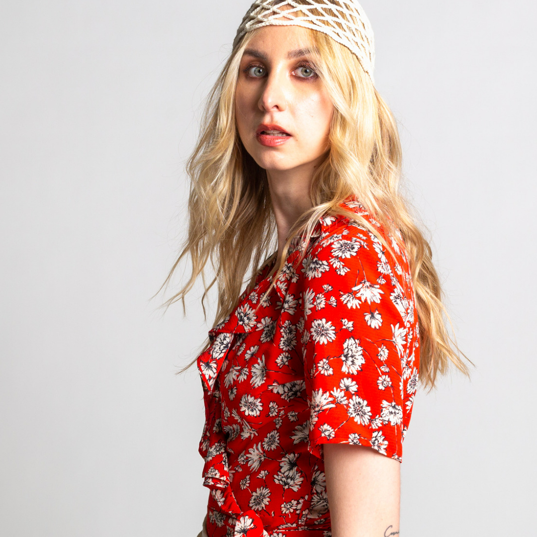 Topshop Red Floral Mini Wrap Dress