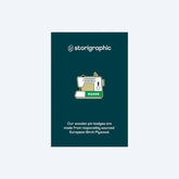 Storigraphic Maker Wooden Pin Badge