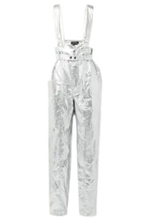 Isabel Marant Silver Metallic Trousers
