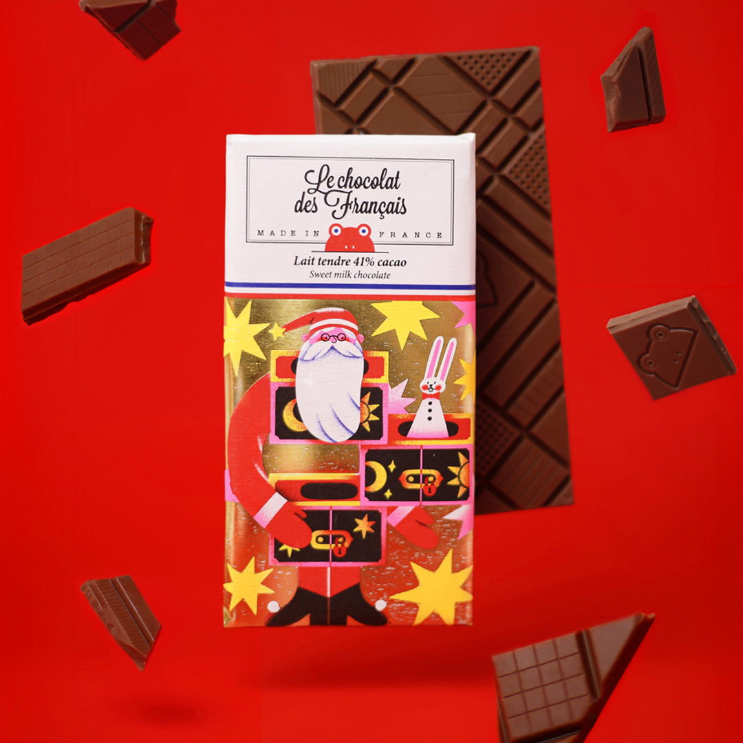 Le Chocolat des Français Christmas Edition Chocolate Bar