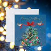 Crisis Christmas Tree & Robins Christmas Cards - Pack of 8