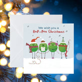 Crisis Carol Singing Peas Christmas Cards - Pack of 8