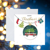 Crisis Car & Tree In Bauble Christmas Cards - Pack of 8