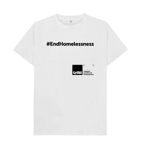 #EndHomelessness White T-shirt