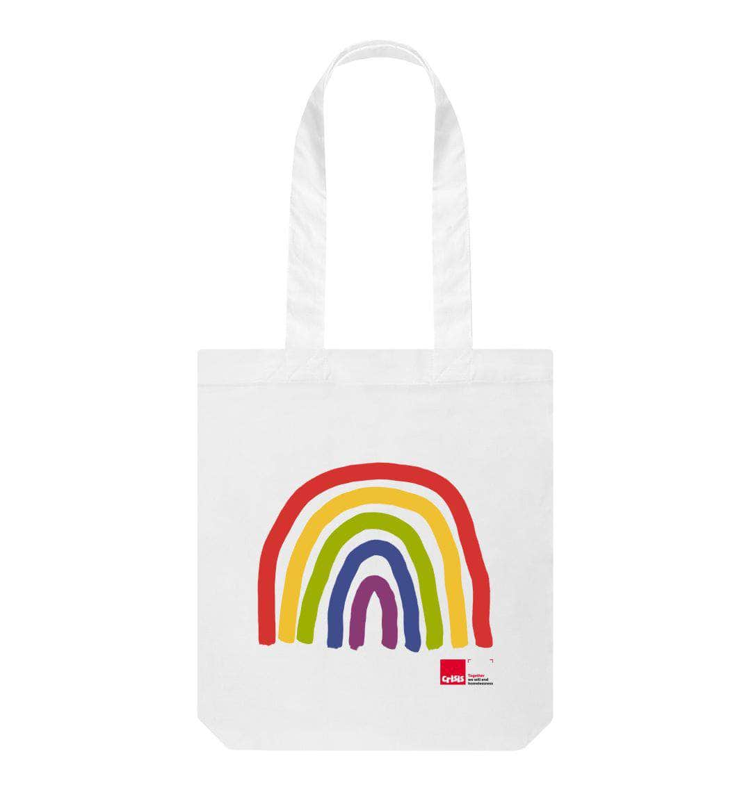 White Rainbow Tote Bag
