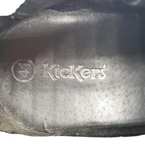 Kickers Black Nubuck Leather Chelsea Boots