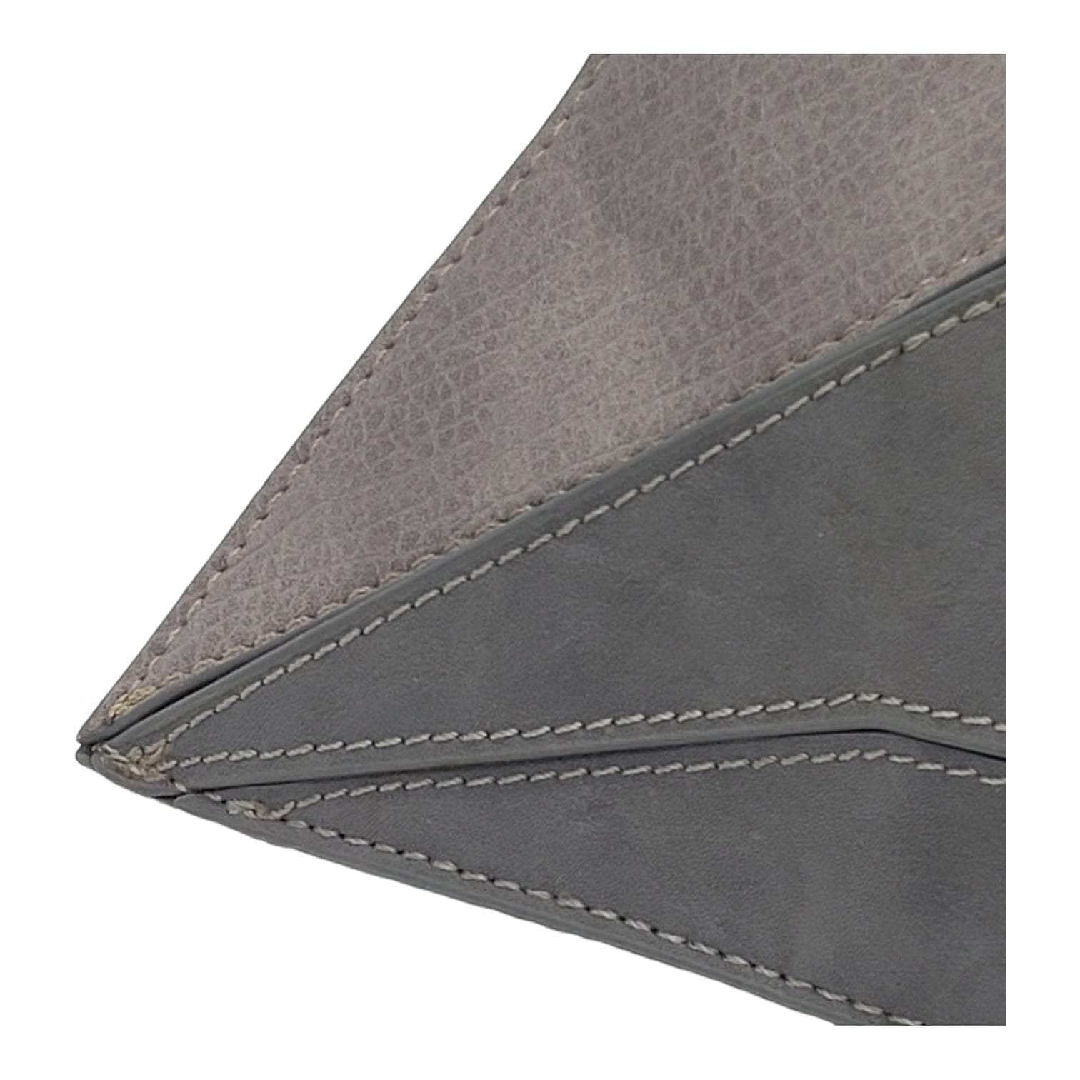Religion Grey Asymmetric Clutch Bag
