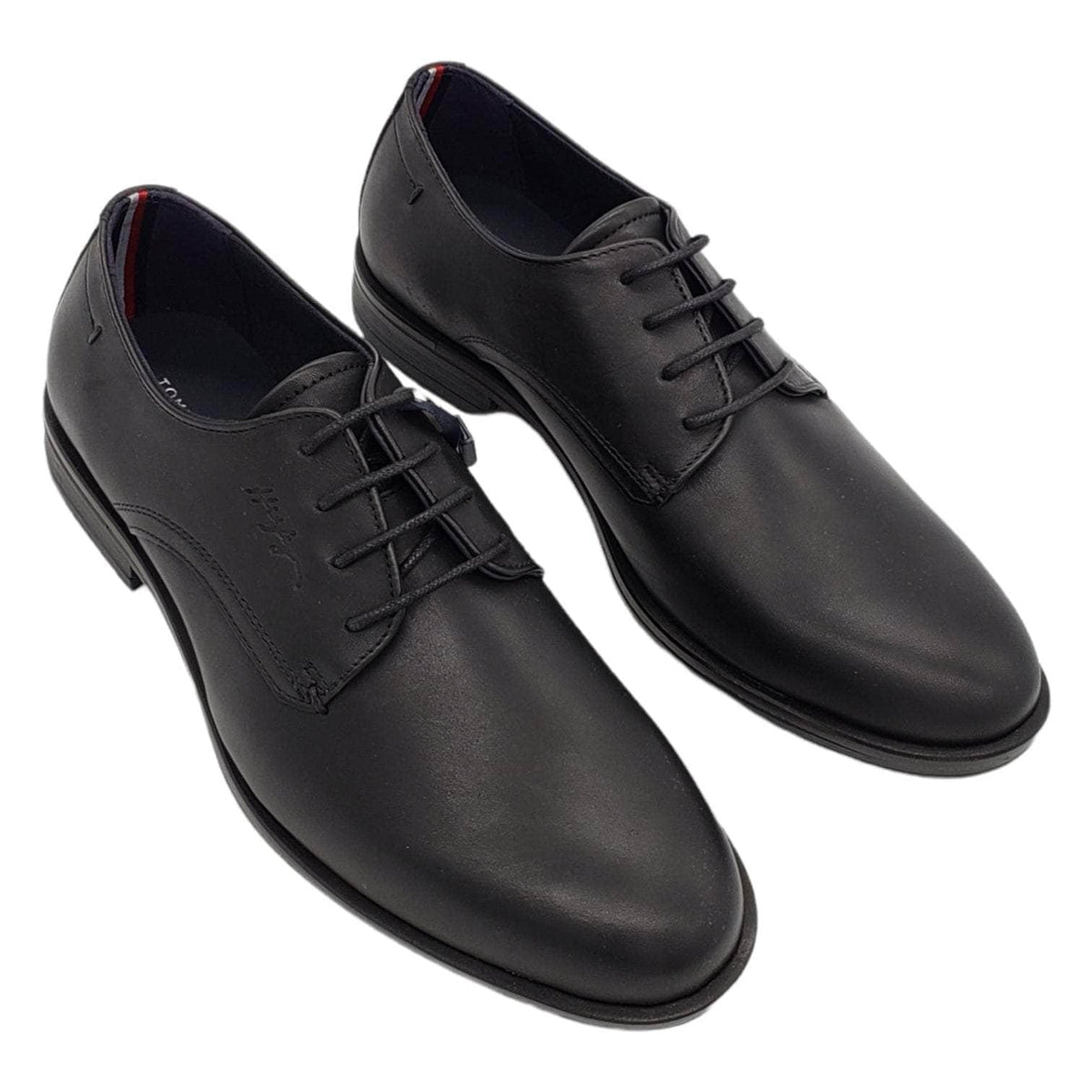 Tommy Hilfiger Black Lace Up Shoe
