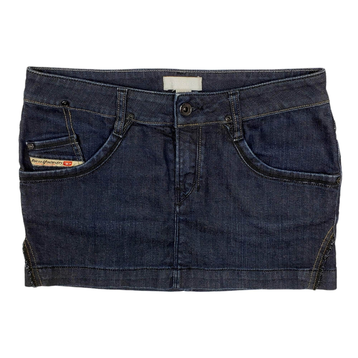 Diesel Indigo Micro Mini Jeans Skirt