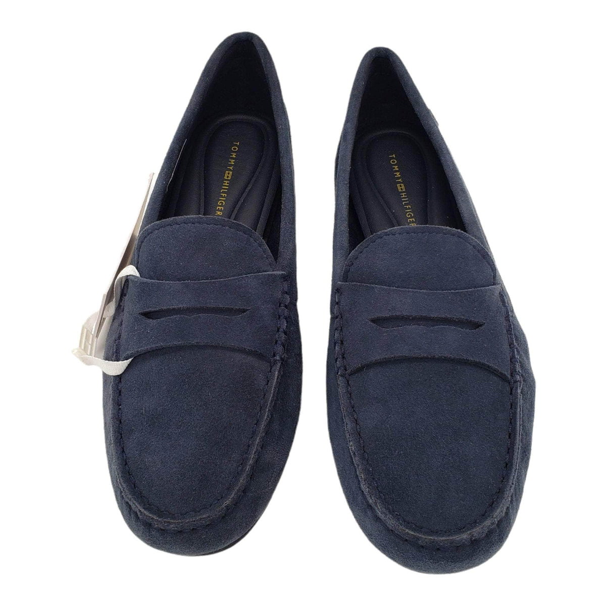 Tommy Hilfiger Navy Suede Mocassins