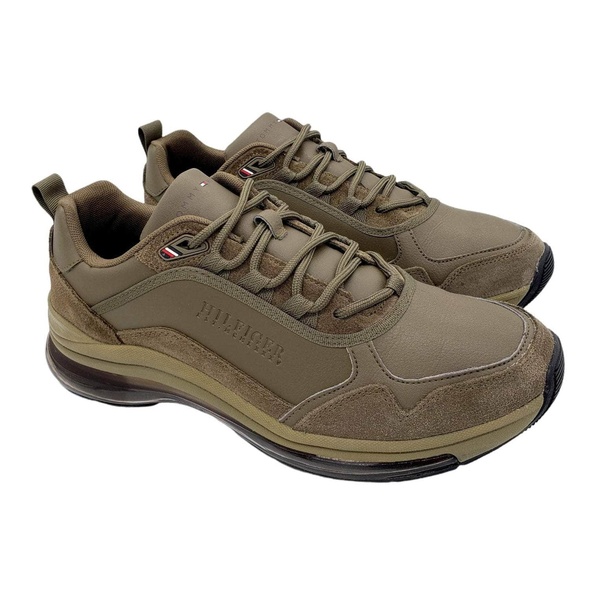 Tommy Hilfiger Khaki Air Runner Trainers