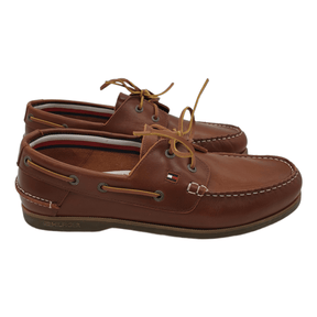 Tommy Hilfiger Brown Leather Deck Shoes