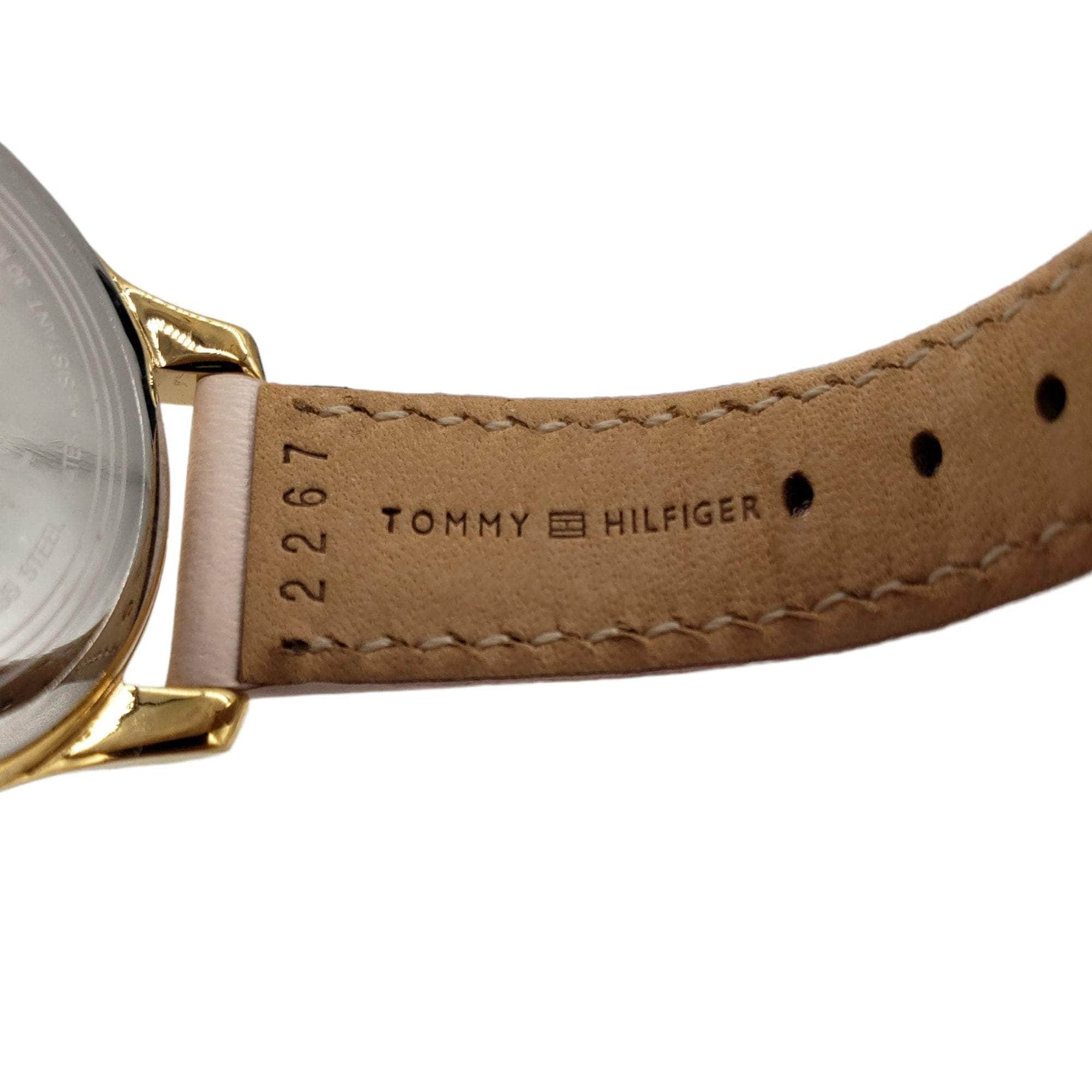 Tommy Hilfiger Cream & Gold Watch