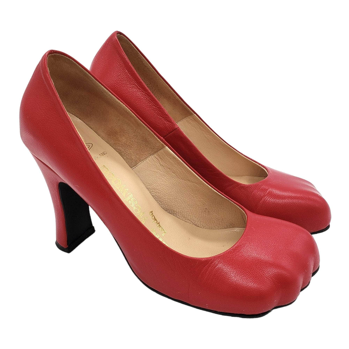 Vivienne Westwood Gold Label Red Leather Animal Toe Shoes