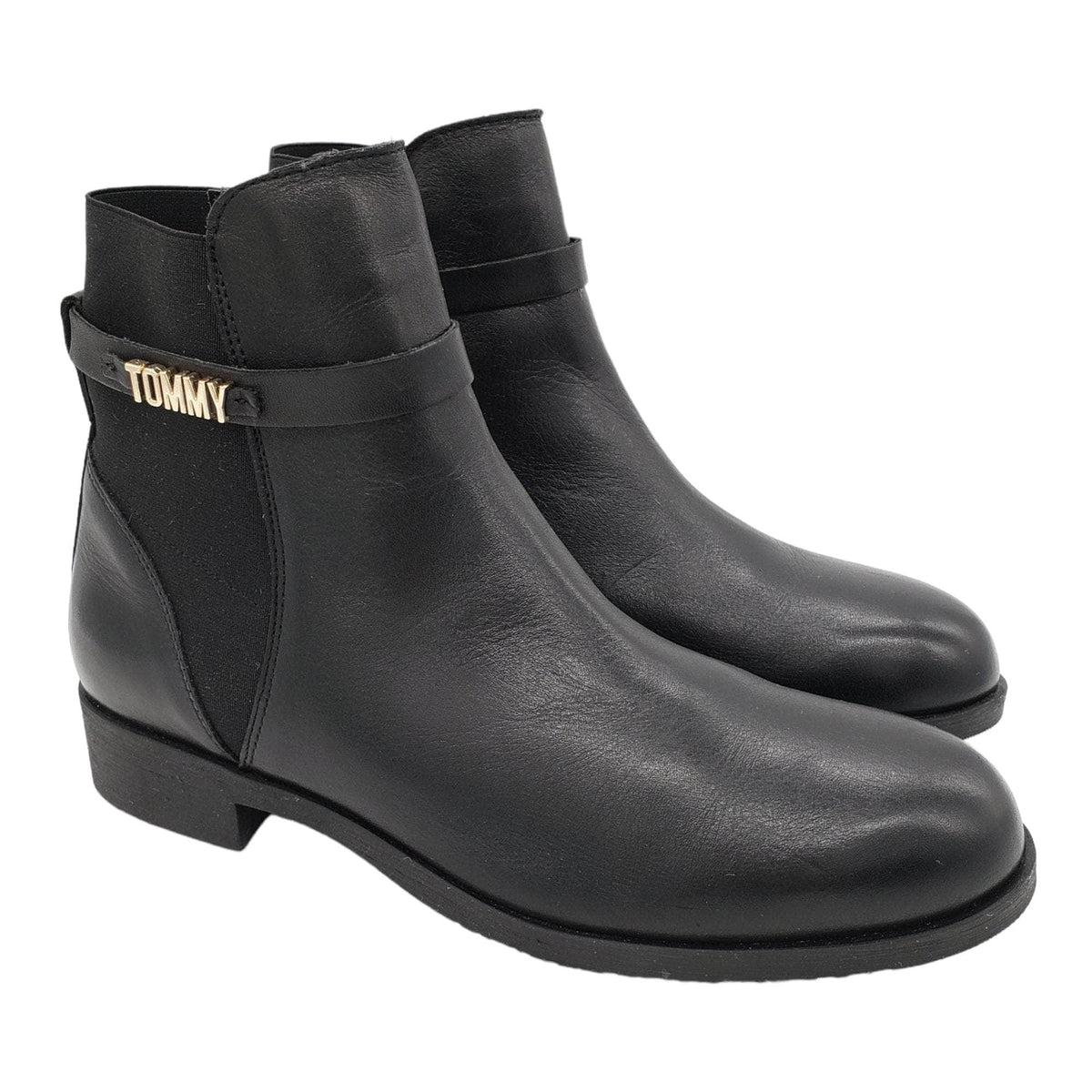 Tommy Hilfiger Black Chelsea Boots