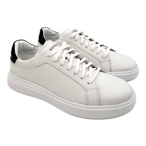 Calvin Klein White Cupsole Leather Trainers