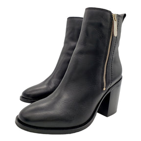 Tommy Hilfiger Black Zipped Ankle Boots
