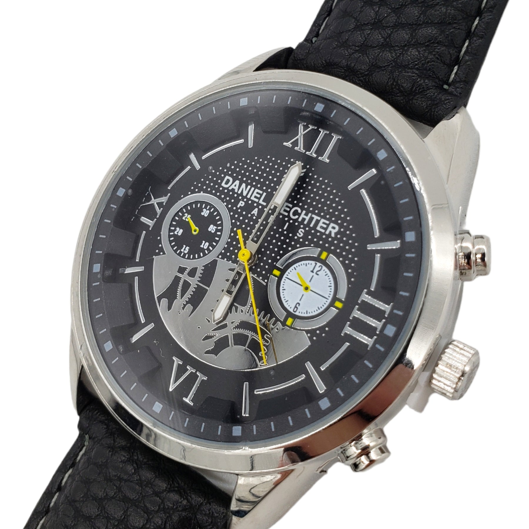 Daniel Hechter Black & Chrome Watch