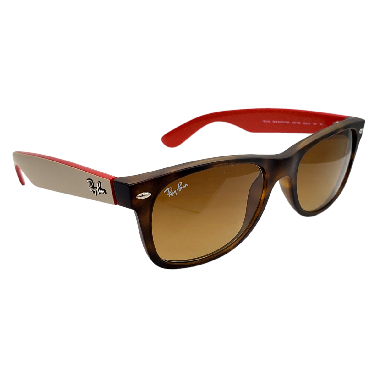 Rayban New Wayfarer Red & Cream Sunglasses