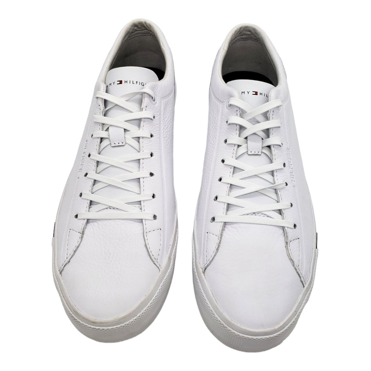 Tommy Hilfiger White Corporate Leather Trainers