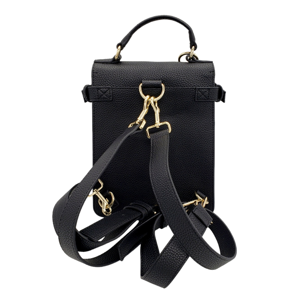 Tommy Hilfiger Black Faux Leather Mini Pack
