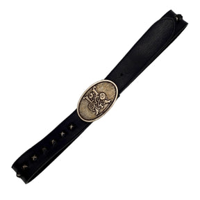 Karl Lagerfeld Black Studded Belt