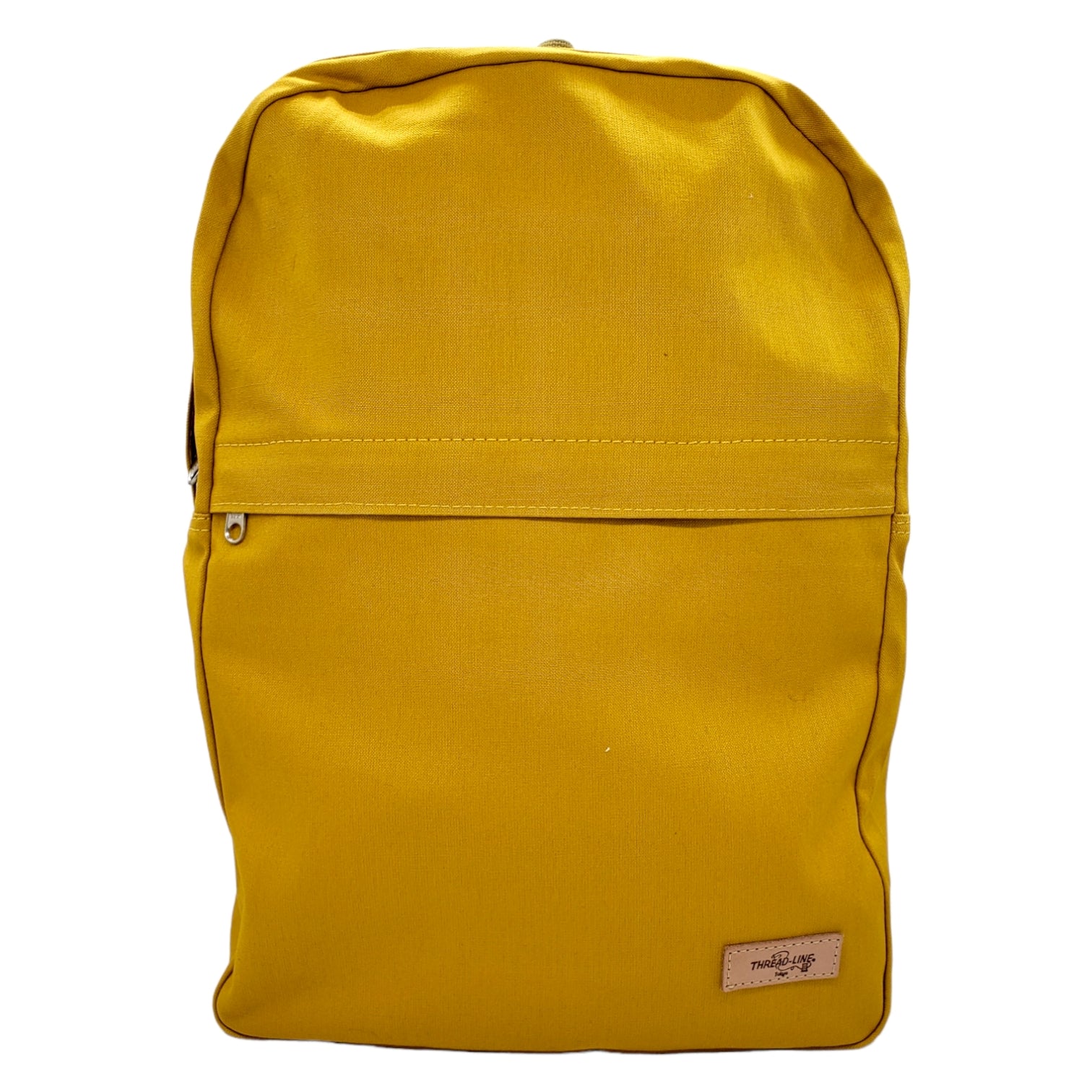 Threadline Mustard Fabric Backpack