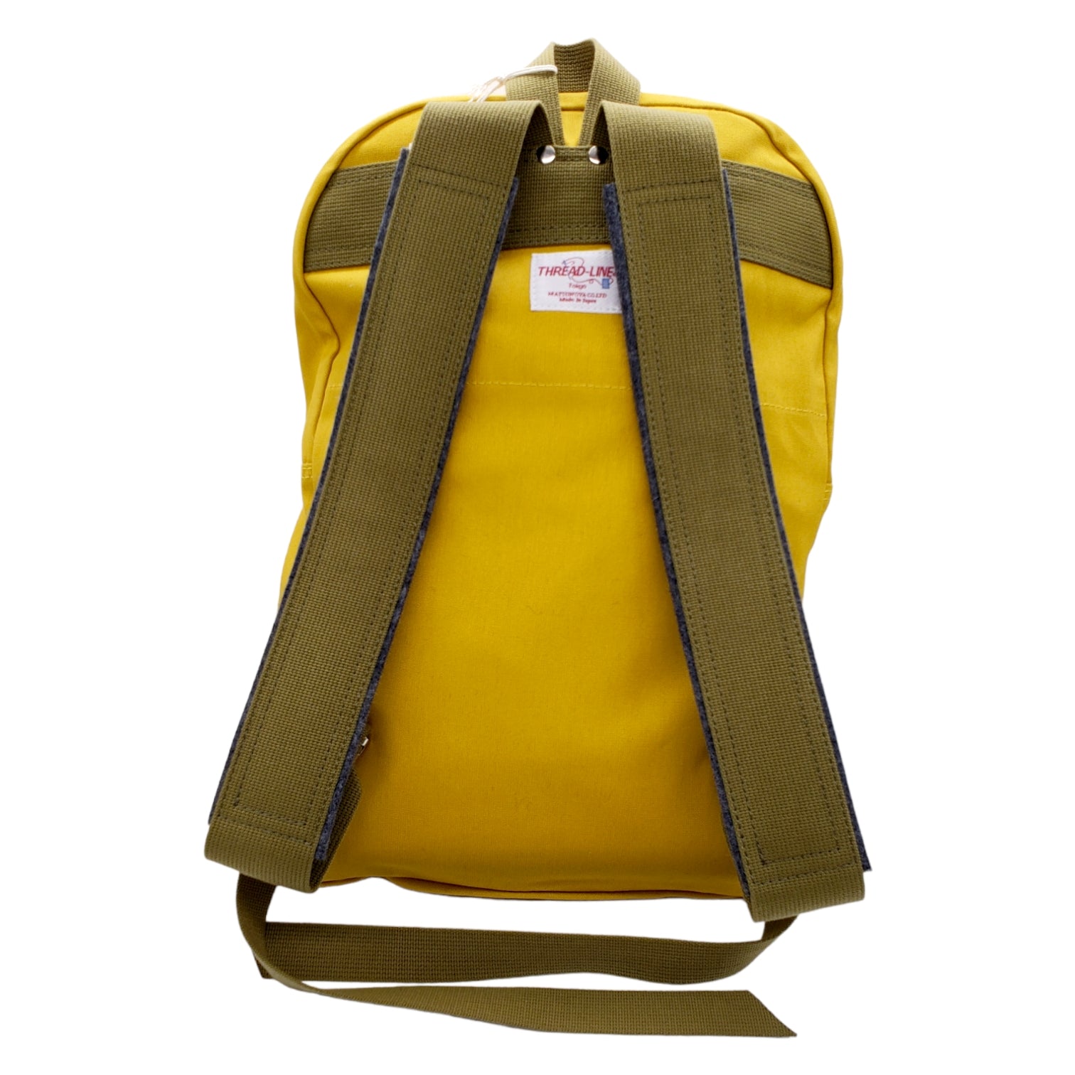 Threadline Mustard Fabric Backpack