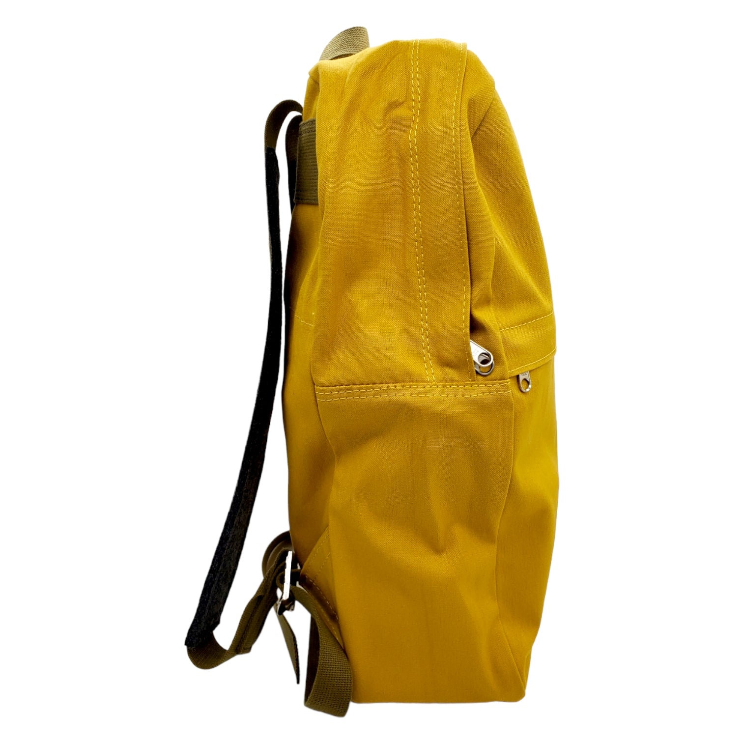 Threadline Mustard Fabric Backpack