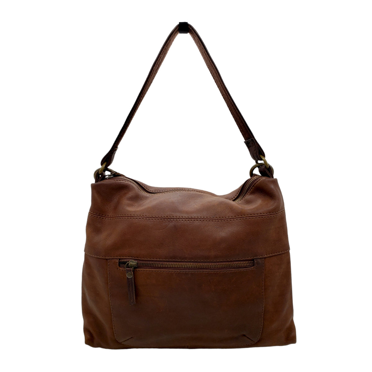FatFace Brown Leather Cross Body/Shoulder Bag
