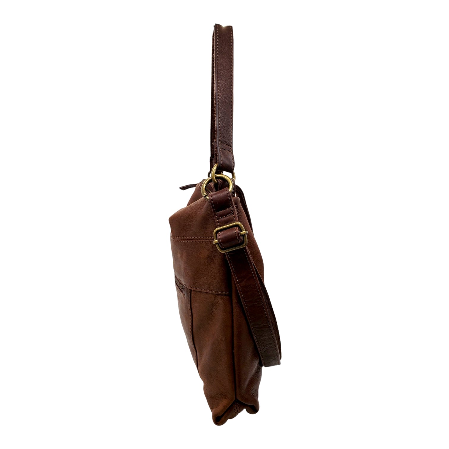 FatFace Brown Leather Cross Body/Shoulder Bag