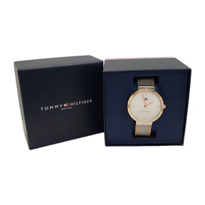 Tommy Hilfiger Cream & Gold Dial Watch