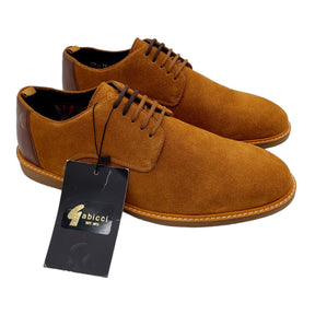 Gabicci Cognac Suede Carnaby Shoe