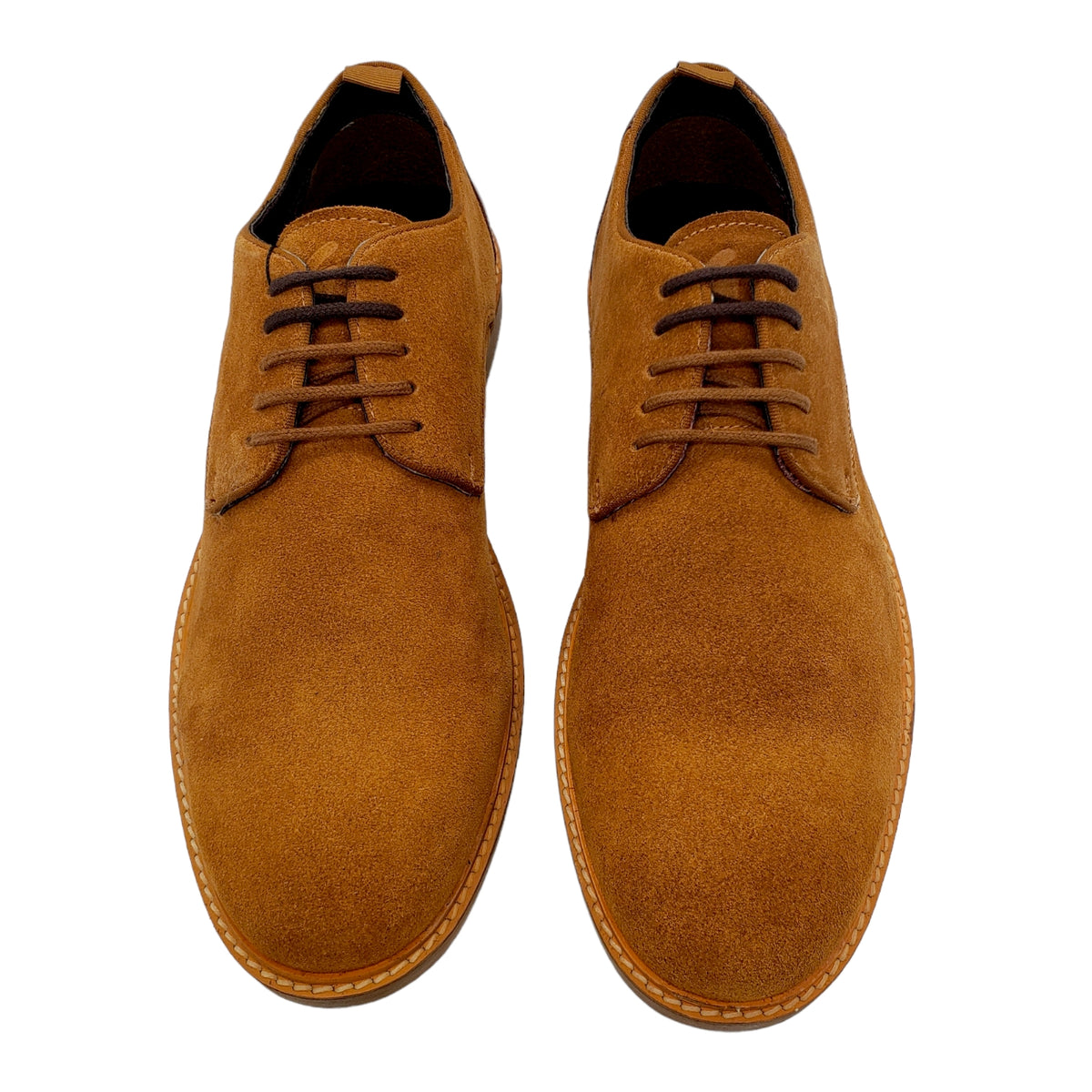Gabicci Cognac Suede Carnaby Shoe