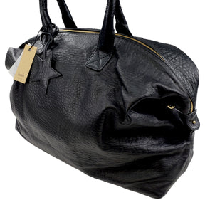 Hush Black Leather Gabby Weekend Bag
